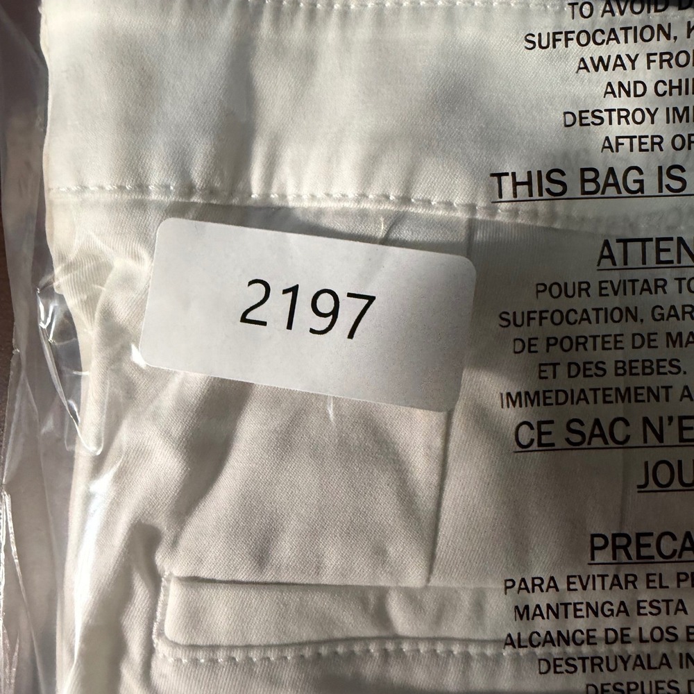 Talbots The Perfect Chino Women 16 (37 X 31) White Straight Leg Full Length NEW - Picture 11 of 11